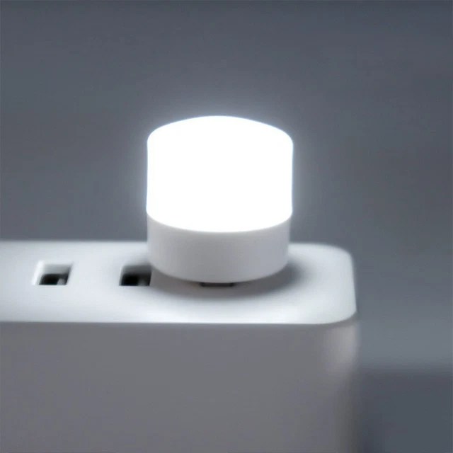 MINI USB PLUGIN LED Night Light Portable Night Lamp Bedroom Kitchen