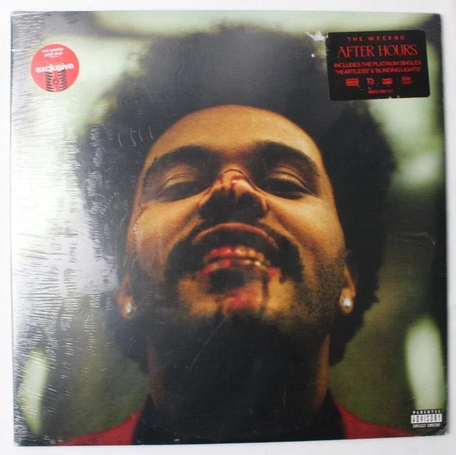 THE WEEKND AFTER Hours Target Exclusive Red Splatter Gold Vinyl Lp