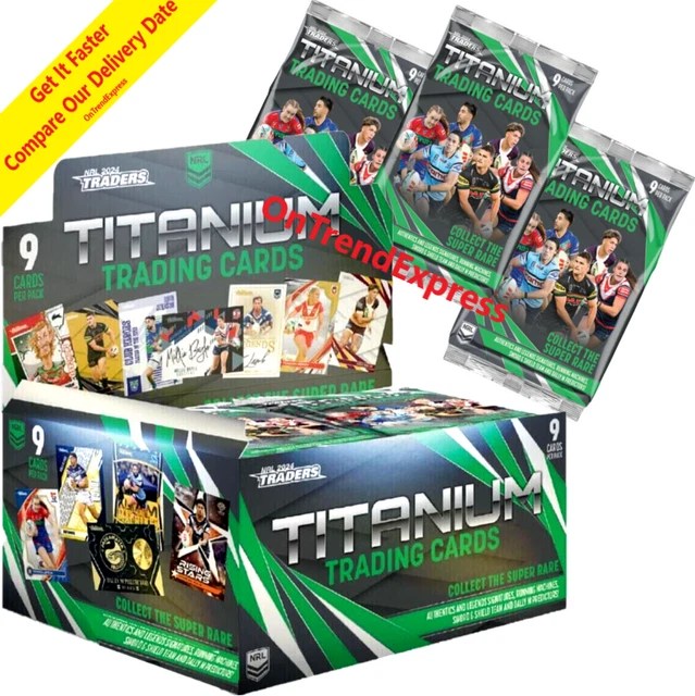 2024 NRL TRADERS Rugby Trading Cards Titanium Hobby Box IN STOCK £122.