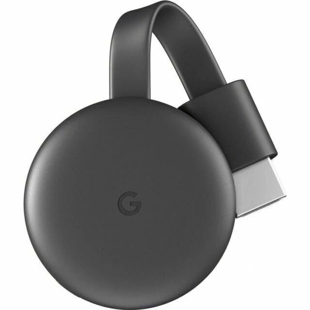 GOOGLE CHROMECAST 3RD Gen HD Digital Media Streamer Charcoal £37.99