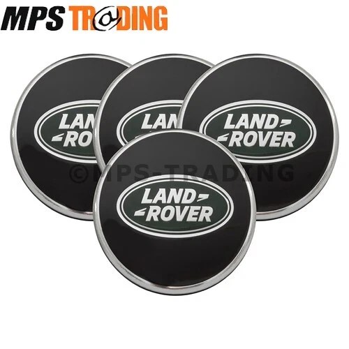 LAND ROVER RANGE Rover Wheel Centre Cap Black 63mm GENUINE PARTS 4x