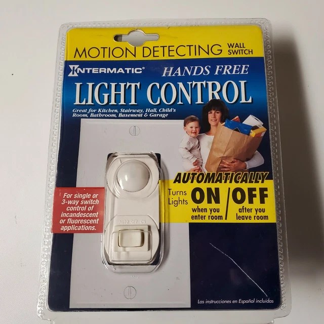 NEW INTERMATIC MOTION Detector Sensor Hands Free Control Automatic