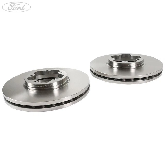 GENUINE FORD TRANSIT MK8 Custom Front Vented Brake Discs X2 288mm 2012