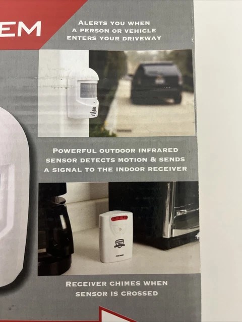 BUNKER HILL SECURITY Driveway Wireless Alert System - 400ft, Item