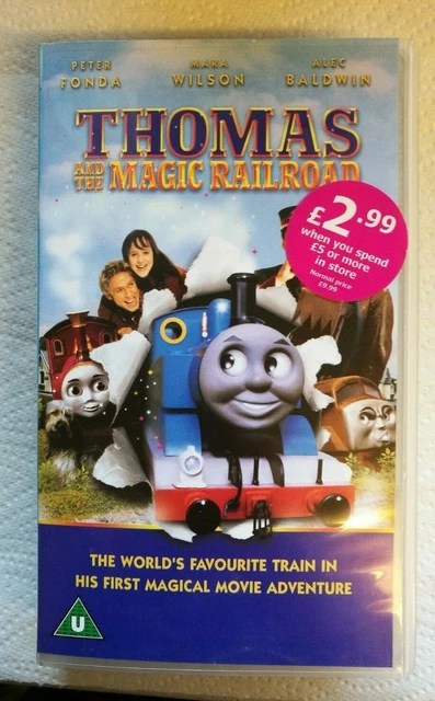 THOMAS AND THE Magic Railroad tank engine VHS video Alec Baldwin EUR 11