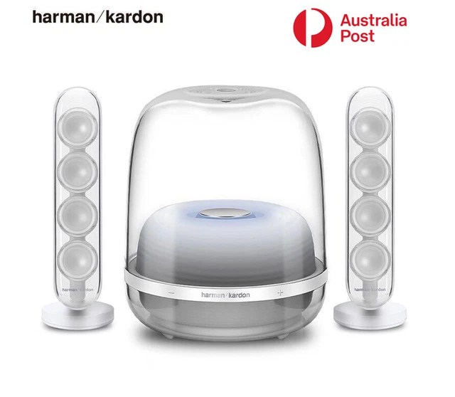 HARMAN KARDON SOUNDSTICKS 4 Wireless Bluetooth Speaker System Desktop