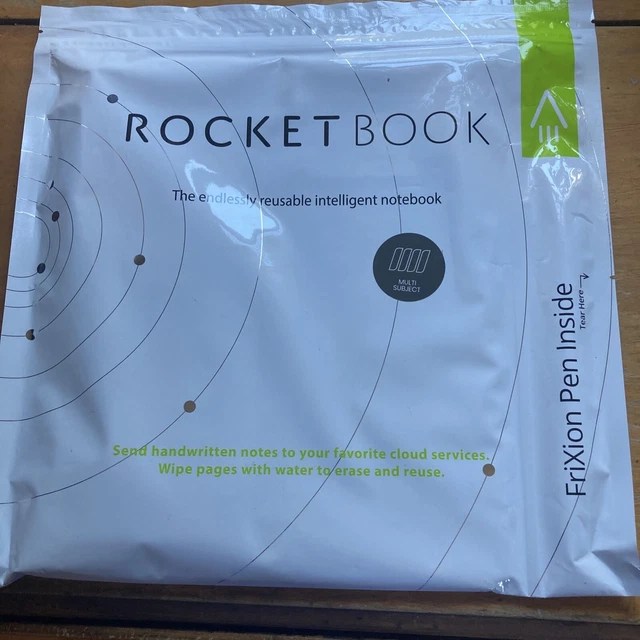 ROCKETBOOK MULTISUBJECT SMART Scannable Notebook with Dividers Lined