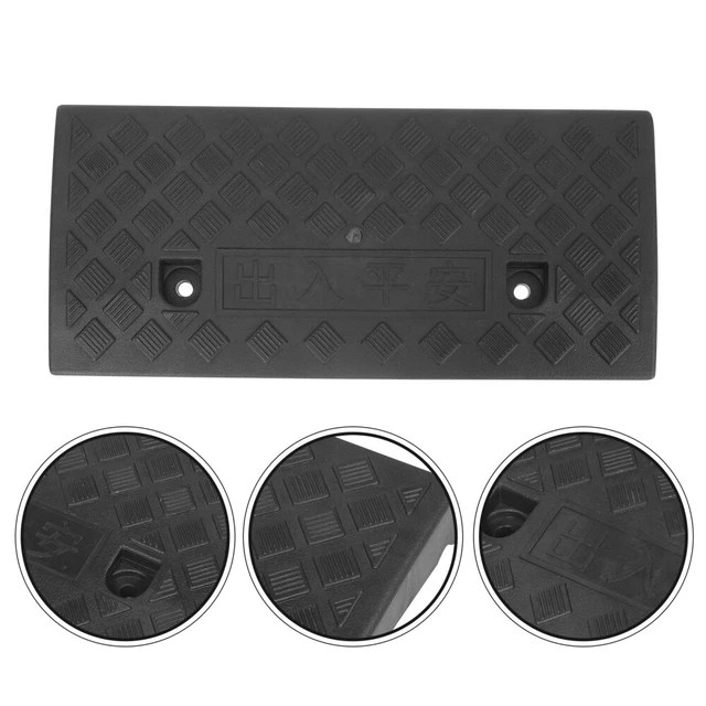 DRIVEWAY CURB RAMP Rubber Shed Ramp Motorcycle Curb Ramp for Outdoor