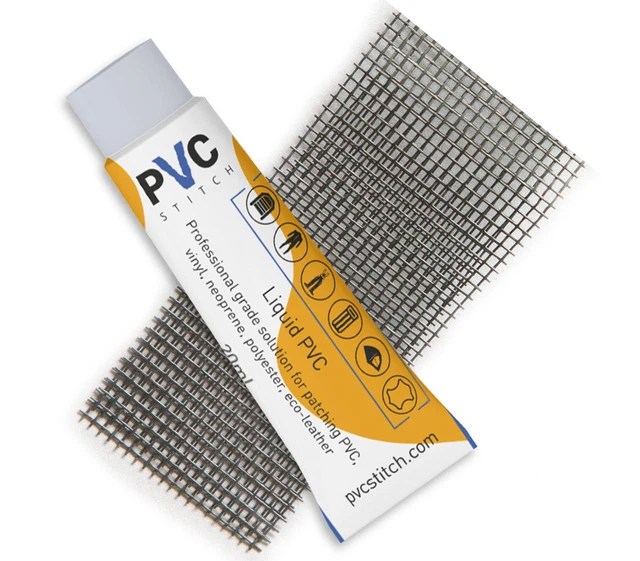 PVC STITCH REPAIR Kit for PVC, Vinyl, Neoprene, Polyester damaged