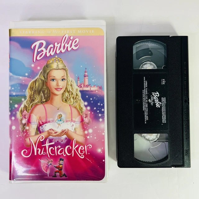 Barbie In The Nutcracker Vhs Video Tape Movie Cartoon Used Clamshell