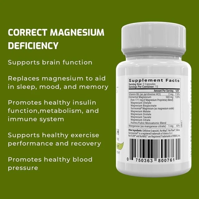 BIOPTIMIZERS MAGNESIUM BREAKTHROUGH Supplement Capsule 60 Count £15.