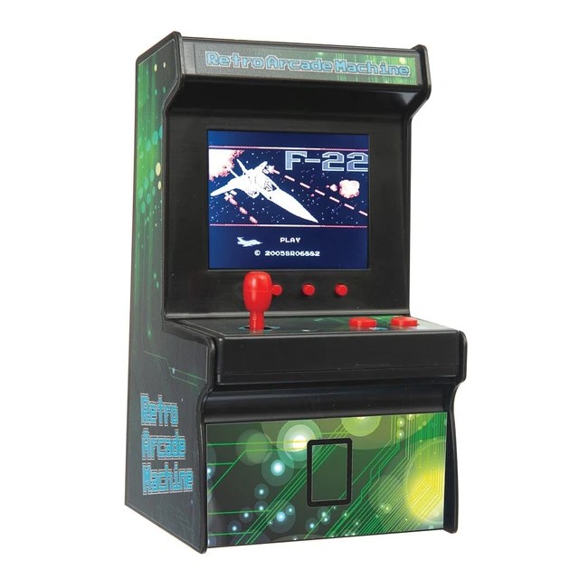 MINI ARCADE MACHINE 80's Desktop Retro 200 Games 8 bit Portable