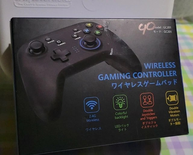 RECHARGEABLE WIRELESS GAMING controller GC201 26.99 PicClick