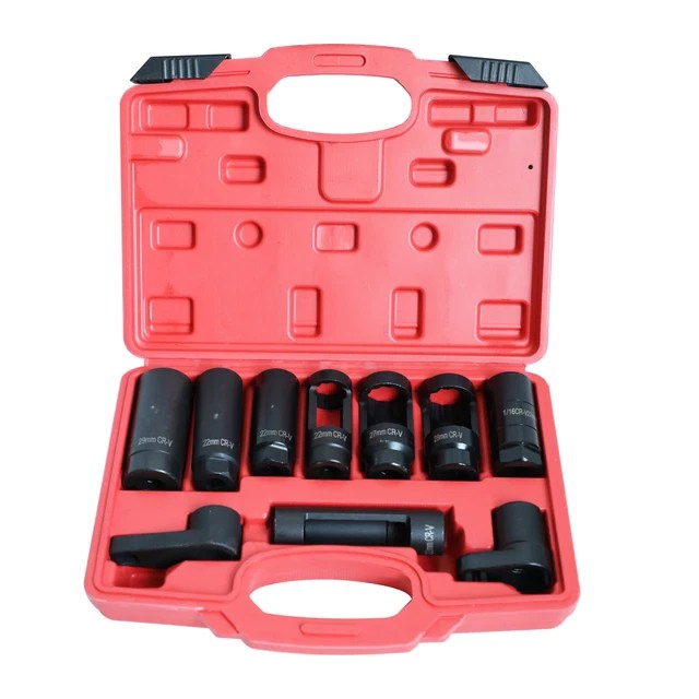 10PCS OXYGEN SENSOR Socket Set Sensor Oil Pressure Sending Unit Removal