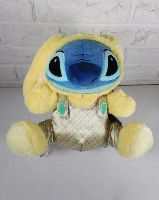 DISNEY STORE STITCH Easter Bunny Rabbit 10" Plush Stuffed Animal Toy