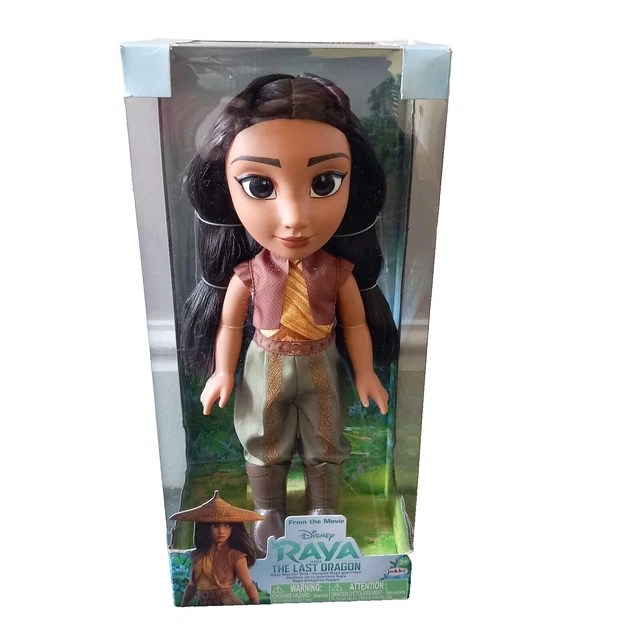 DISNEY RAYA & The Last Dragon Raya Warrior Doll, 14” / 35cm Raya New in