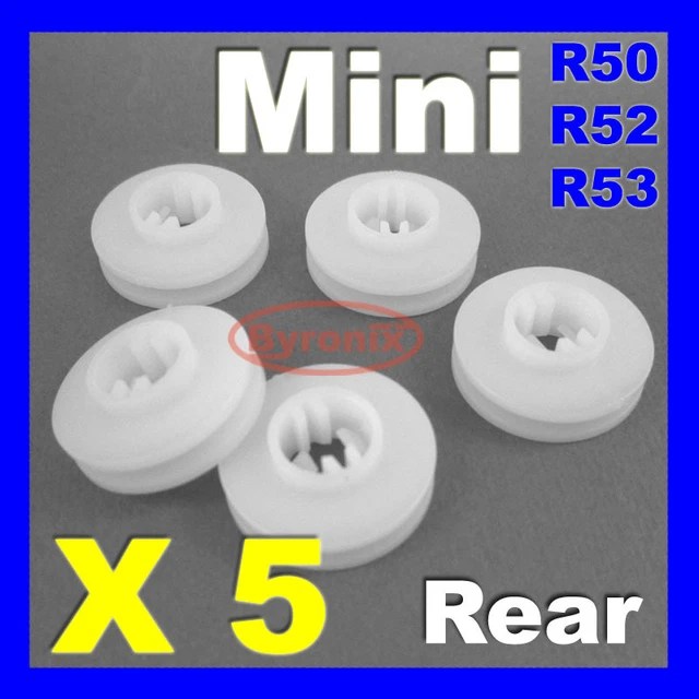 MINI REAR WHEEL ARCH TRIM CLIPS R50 R52 R53 Cooper S One Convertible