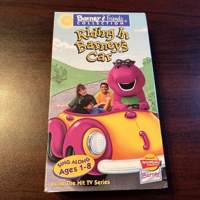 BARNEY VHS RIDING In Barney’s Car Sing Along 1995 EUR 16,46 PicClick FR