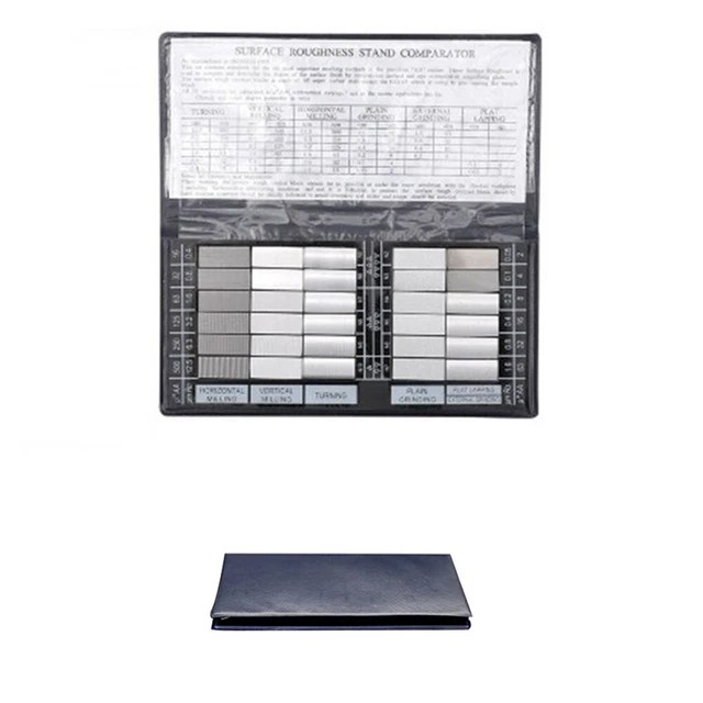 SURFACE ROUGHNESS COMPARATOR Set for Visual Inspection of Machined