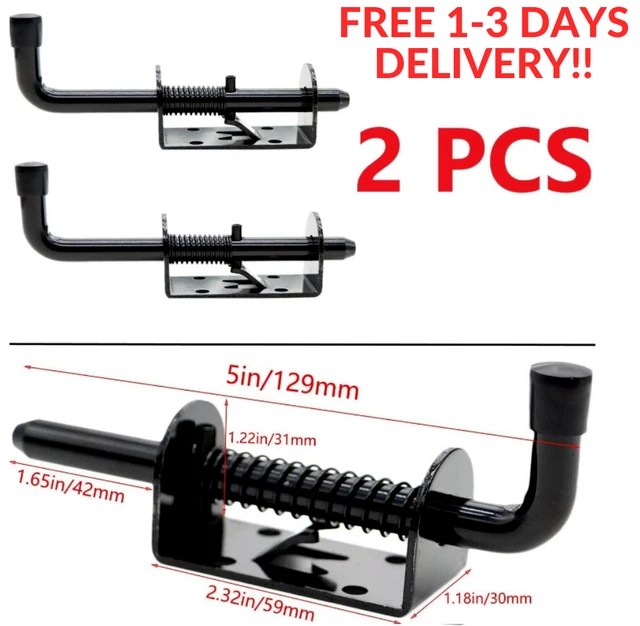 UTILITY TRAILER GATE Spring Loaded Pin Lock Assembly Ramp Door Locking