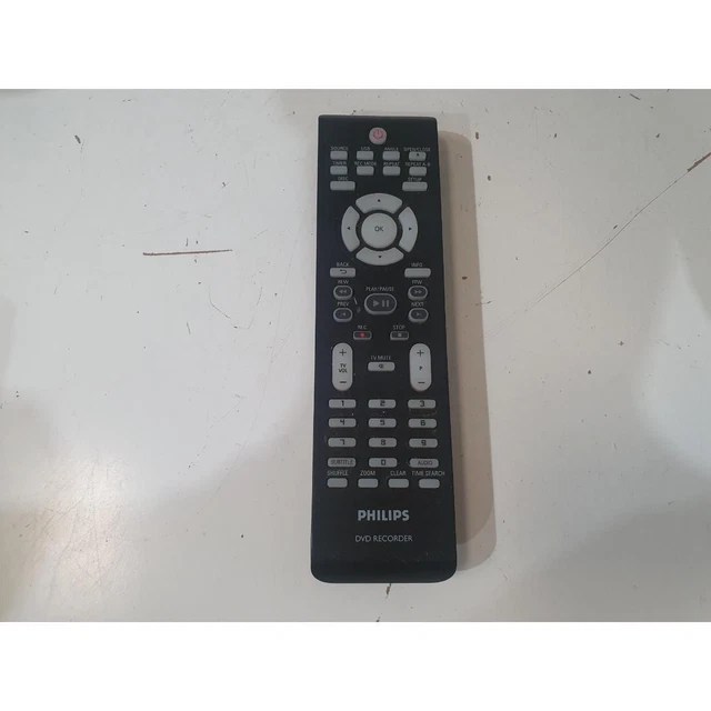 PHILIPS DVD RECORDER Remote Control Wireless Infrared BatteryOperated