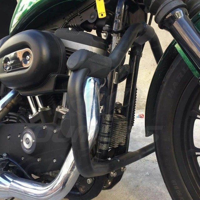 FRONT CRASH BARS Engine Guard For Harley Sportster XL Iron 883 1200 48