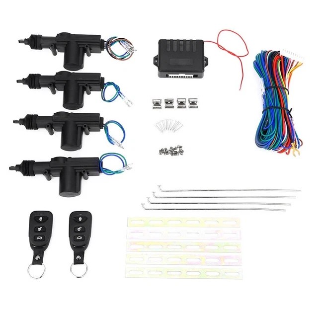 CAR LOCK DOOR Remote Control Keyless Entry System Locking Kit with 4