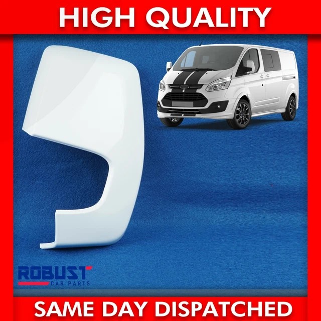 FOR FORD TRANSIT Custom Frozen White Left Side Door Wing Mirror Cover