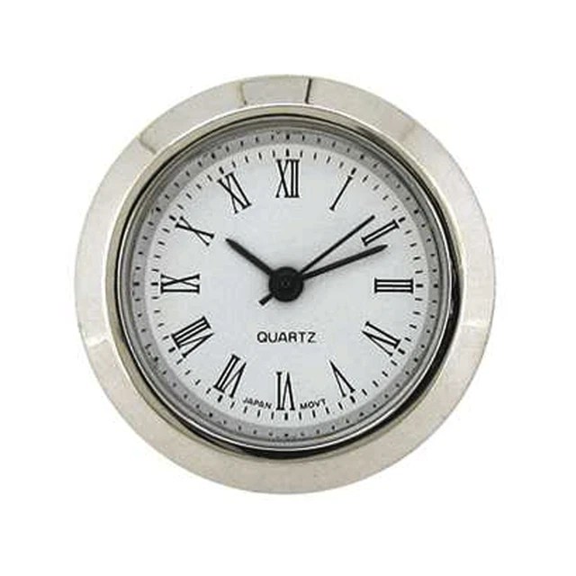 NEW MINI QUARTZ Clock Movement Insert, Arabic Numerals 55 mm Ø Bezel