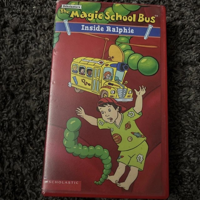 MAGIC SCHOOL BUS, The Inside Ralphie (VHS, 2000, coquille de