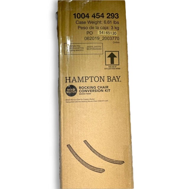 HAMPTON BAY PATIO to Rocking Chair Conversion Kit Brown Finish 1004 454
