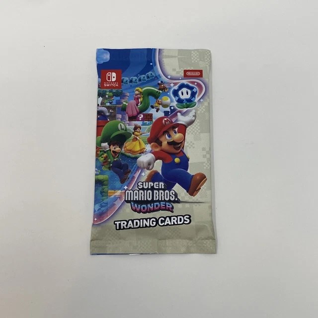SUPER MARIO BROS Wonder Nintendo Switch Trading Cards Only Brand New