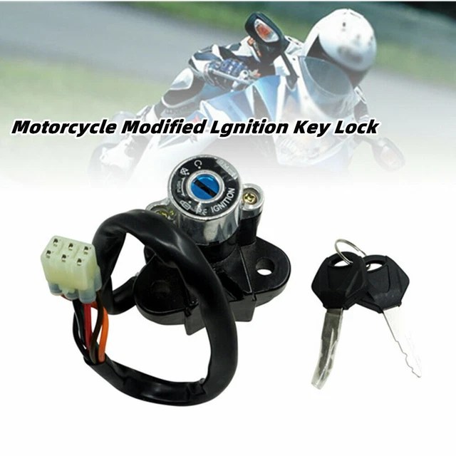 DIRT MOTORCYCLE MODIFIED Lgnition Key Lock Set Switch Kit Aluminum