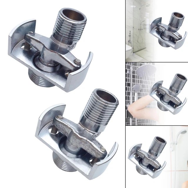 SHOWER FAUCET ADAPTER Angled Curved Foot Accessory Copper for Home