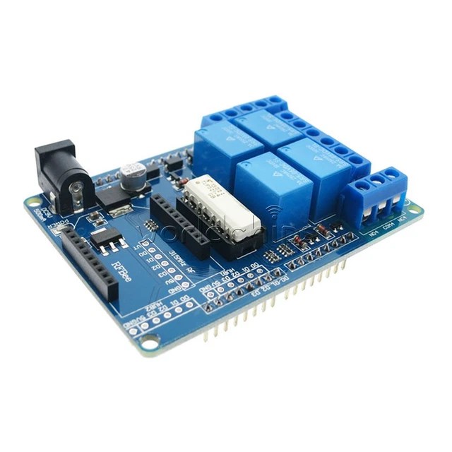 4 CHANNEL RELAY Shield Optocoupler Module V1.3 9V for Arduino MEGA2560