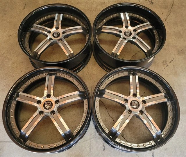 CUSTOM WHEELS / Rims for a Porsche Cayenne 22 inch 5X130 Dipped Carbon