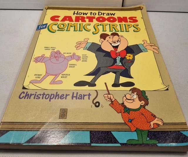 HOW TO DRAW Cartoons for Comic Strips by Chris Hart Paperback 1988