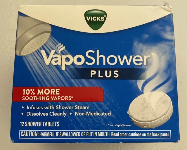 VICKS VAPOSHOWER PLUS Tablets Extra Strong 12 Count (Pack of 1) 31.95