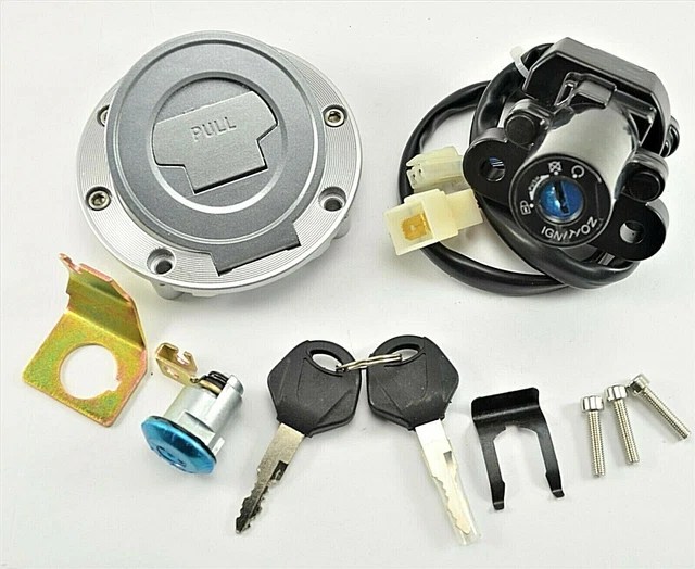 IGNITION SWITCH LOCK Fuel Gas Cap Key Set For Yamaha FZ6R FZ8 YZF R1