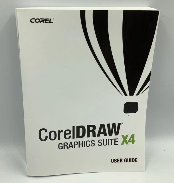 CORELDRAW GRAPHICS SUITE X4 (user Guide) Book £25.00 PicClick UK