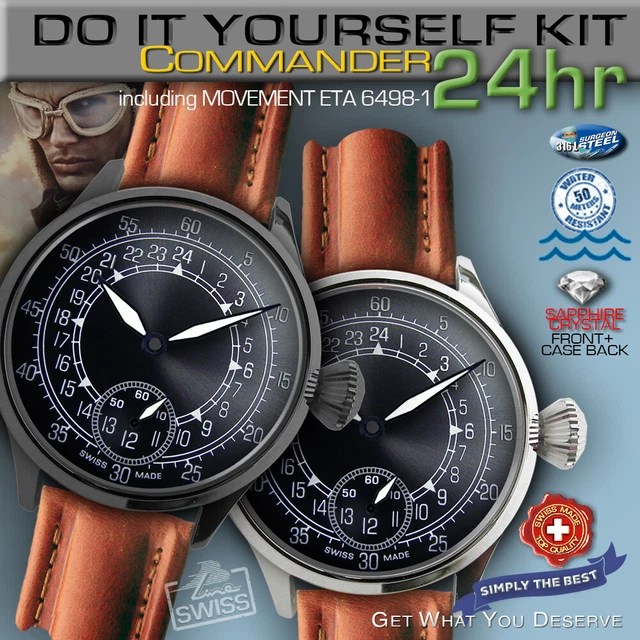DO IT YOURSELF Kit Watch Kit Including Movement Eta