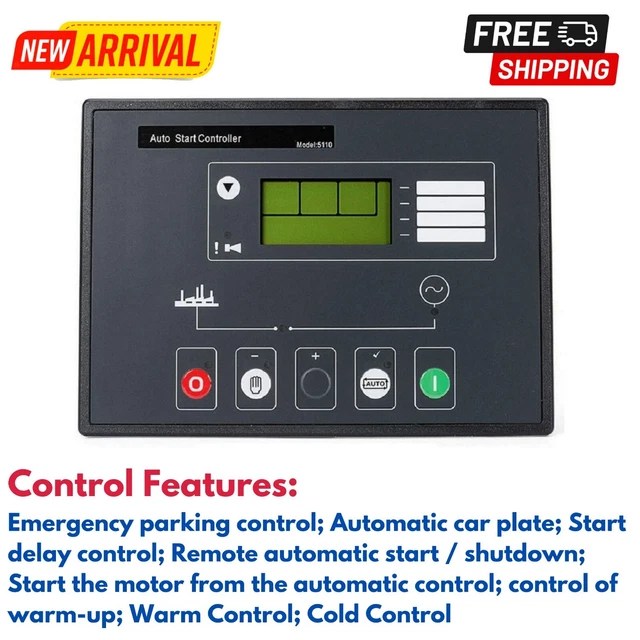 GENERATOR CONTROLLER MODULE Control Panel for Diesel/Gas Engine Auto