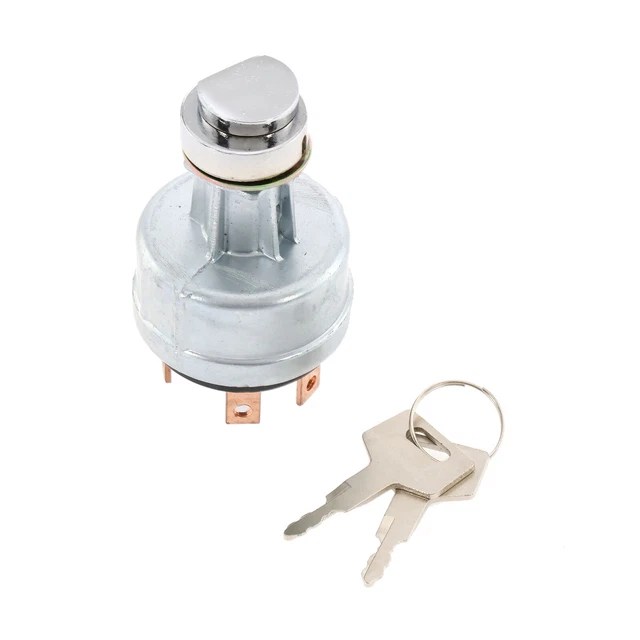 1PCS 6 PIN Ignition Starter Switch With Two Keys For Takeuchi Excavator