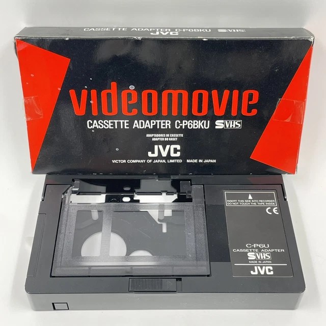 JVC MOTORISED VHSC to VHS Video Cassette Adapter CP6U Tested £24.99