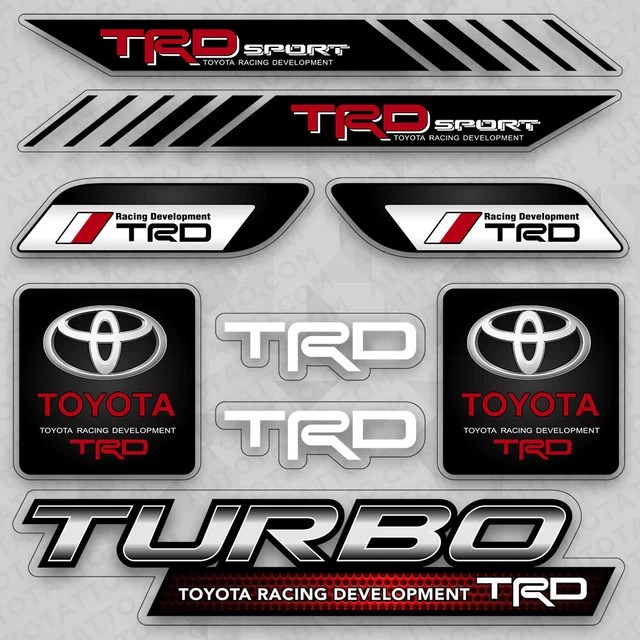TOYOTA TRD RACING Development Sport Car Logo Sticker Vinyl Decal