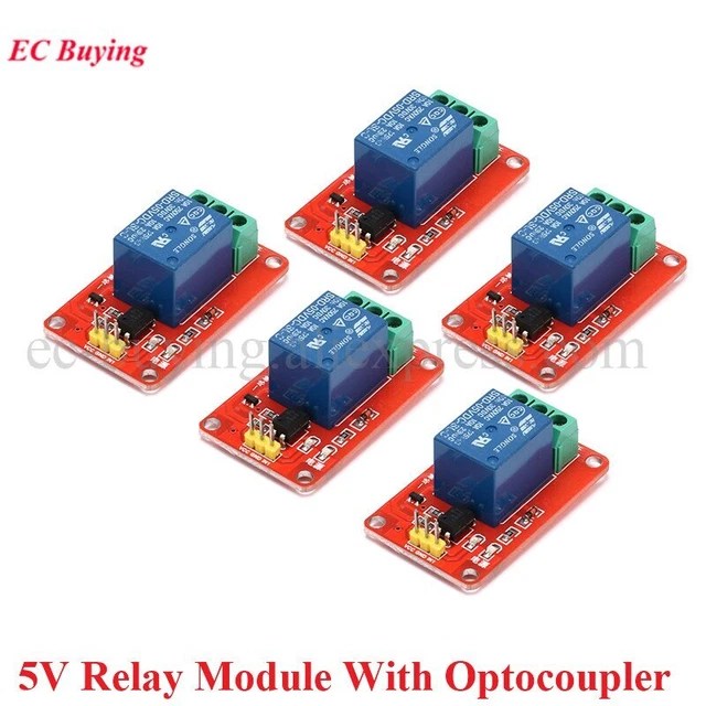 1/2/5PCS 1 CHANNEL RM Relay Module With Optocoupler Shield 5V 10A for