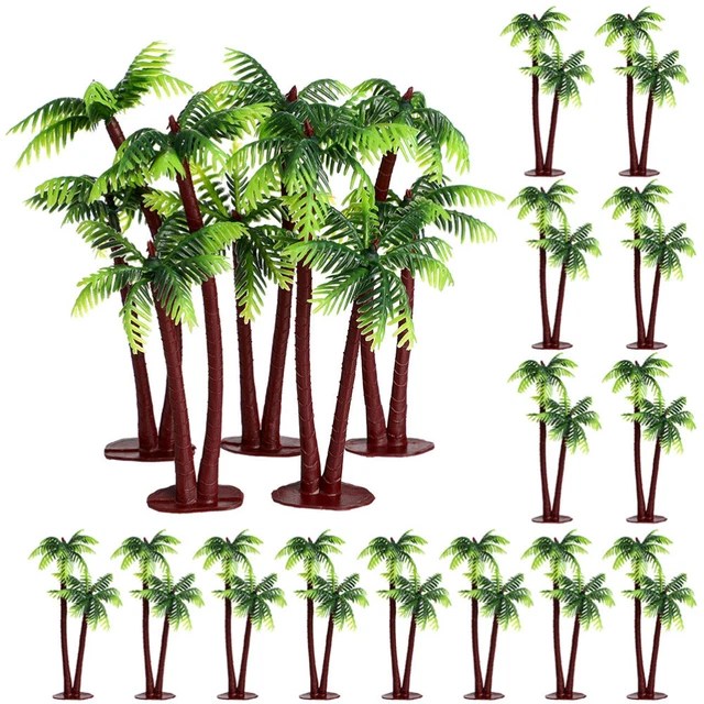 40PCS MINI SIMULATION Coconuts Tree Model Fake Coconuts Tree Props