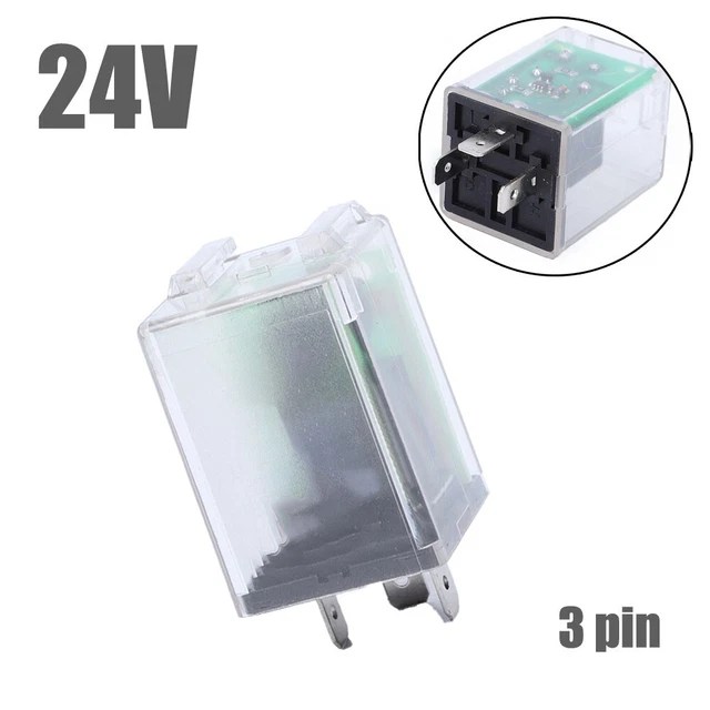 24V 3PIN LED,FLASHER Relay Unit For Car Turn Signal Indicator Flasher