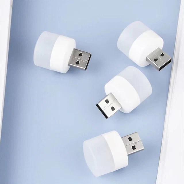MINI USB PLUGIN LED Night Light Portable Night Lamp Bedroom Kitchen