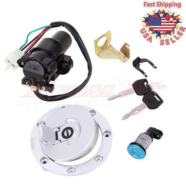 IGNITION SWITCH FUEL Gas Cap Lock Key For CBR900RR CBR929RR CBR954RR